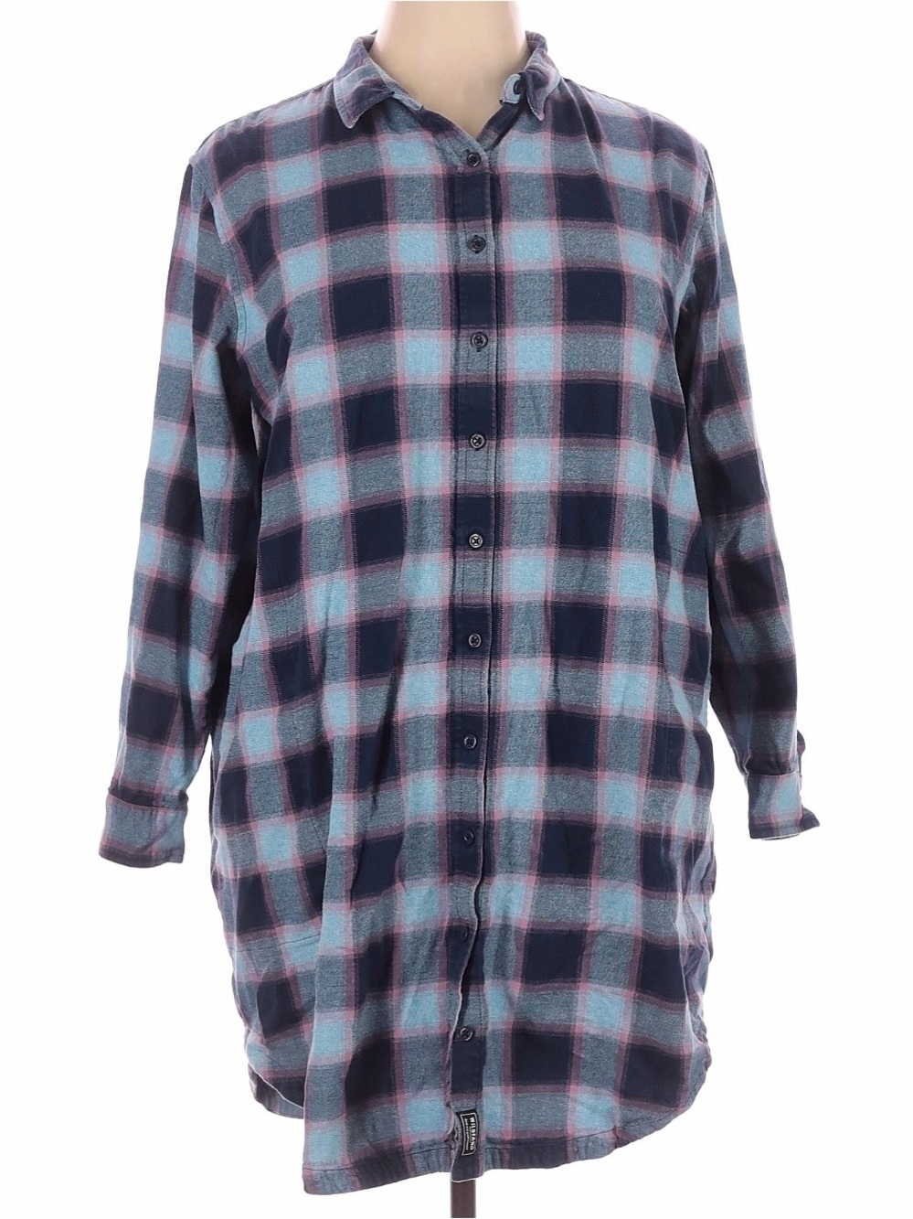 Wildfang Essential Flannel Shirt Dress